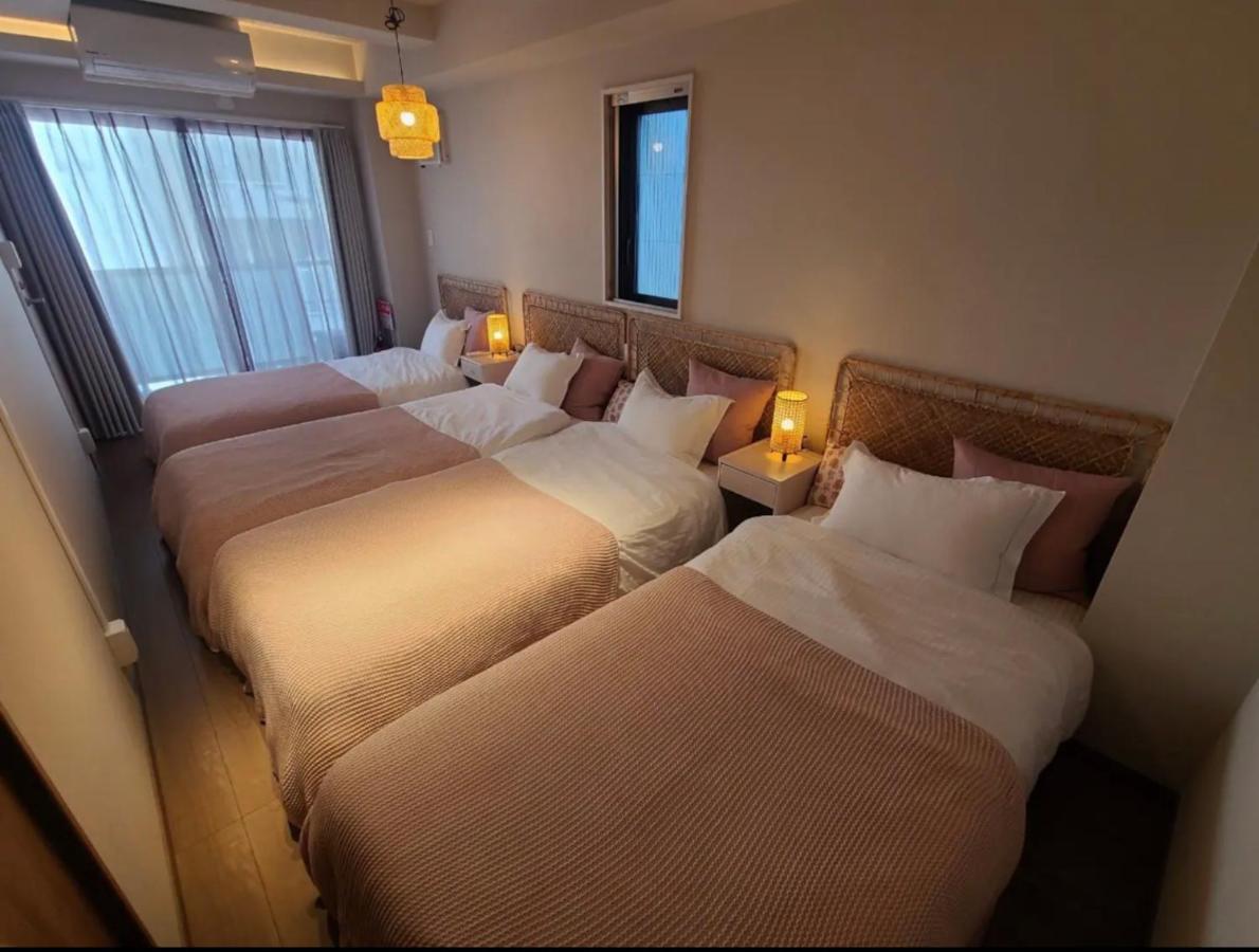 Ferienwohnung 上野駅徒歩５分シングルベッド４台＋布団２セット1Ldk Präfektur Tokio Exterior foto